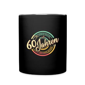 60e anniversaire 1960 60 ans cadeau idée cadeau - Mug uni - noir - Devant