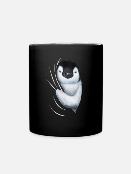 Cadeau d'amant de pingouin de pingouins de pingouin - Mug uni - noir