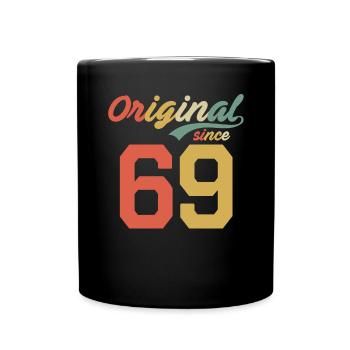 53ème anniversaire Original Retro Gift 1969 - Mug uni - noir - Devant