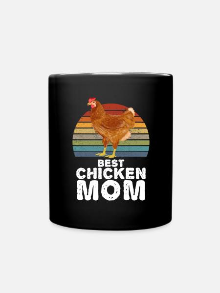 Best Chicken Mom Poulets Coq Poule - Mug uni - noir