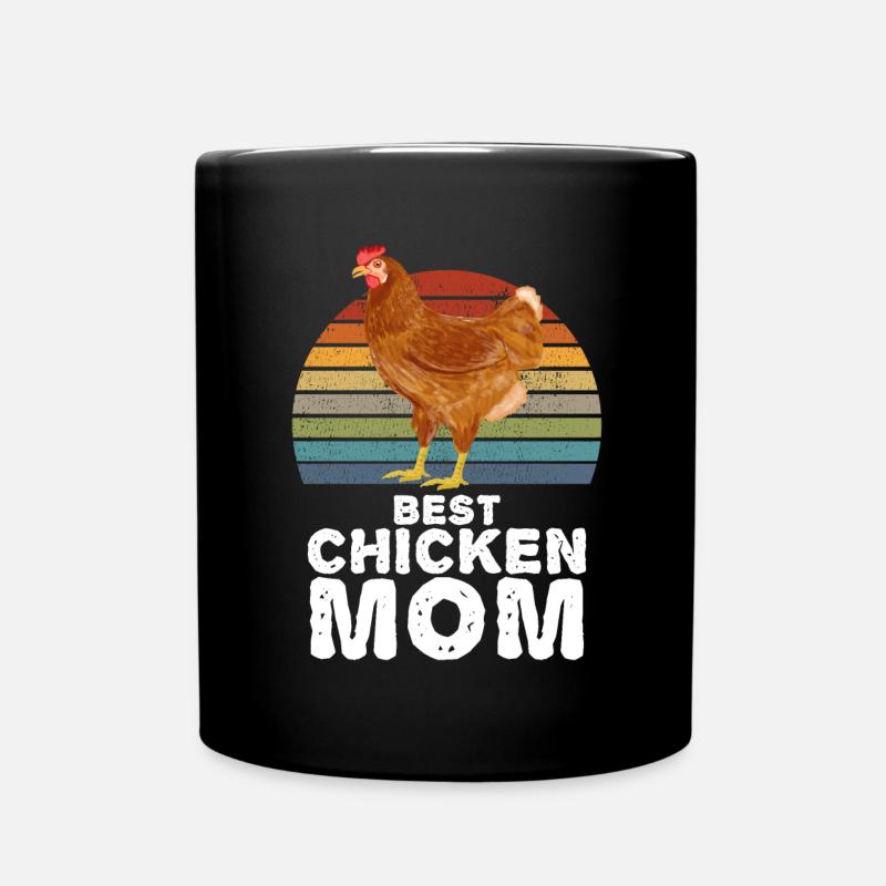 Best Chicken Mom Poulets Coq Poule - Mug uni - noir