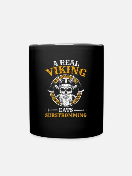 Surstromming fish Viking disant - Mug uni - noir