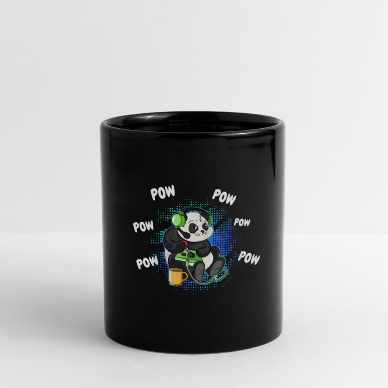 Gaming Panda Computer Console cadeau de jeu vidéo Mug uni