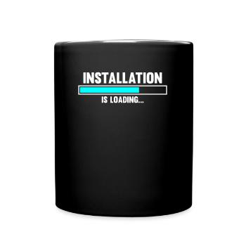 System mechanic installer loading bar - Full Colour Mug - black - Front