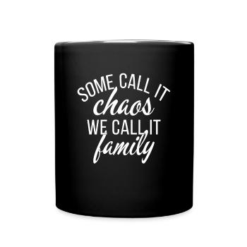 family, family, gift, gift idea, granny - Full Colour Mug - black - Front