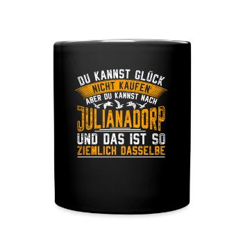 Julianadorp Sehnsucht Niederlande - Tasse einfarbig - Schwarz - Vorne