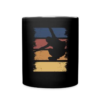 Parkour Freerunning Parcouring Retro Vintage - Tasse einfarbig - Schwarz - Vorne
