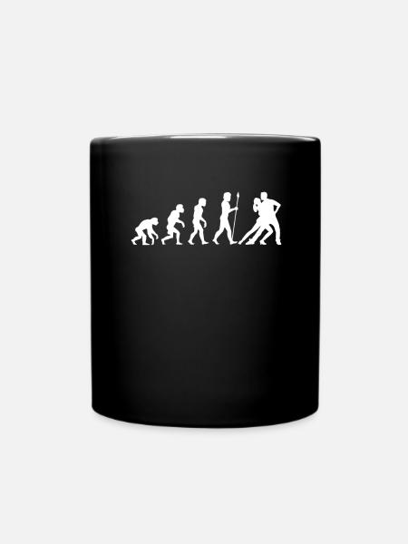 Tanzlehrer Evolution Tanzschule Tänzerin Tanzpaar - Tasse einfarbig - Schwarz