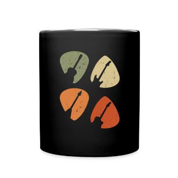 Guitariste Guitariste Guitariste Guitariste Vintage - Mug uni - noir - Devant