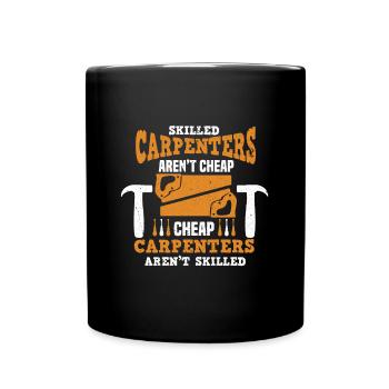 Charpentier Charpentier Menuisier Charpentier - Mug uni - noir - Devant