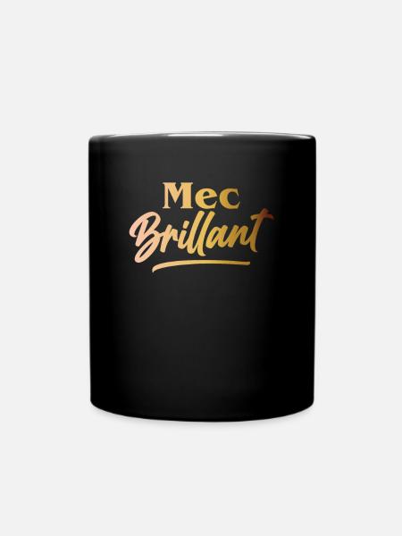 Mec Brillant Homme Humour Cadeau Couple - Mug uni - noir