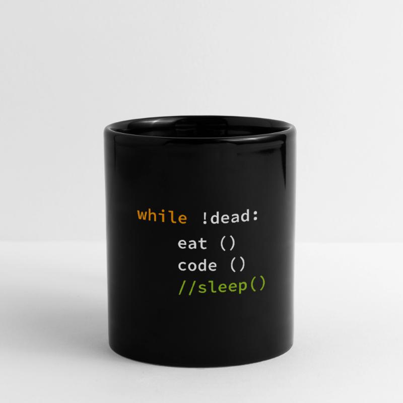 Lustige Codierung Programmierer Geschenk Tasse einfarbig