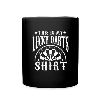 Darts Darts Player Darts Darts Darts Disc - Full Colour Mug - black - Front