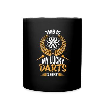 Darts Darts Player Darts Darts Darts Disc - Full Colour Mug - black - Front