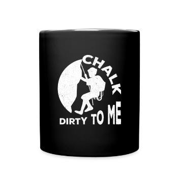 Climbing Climbing Mountaineering Climbing wall - Full Colour Mug - black - Front