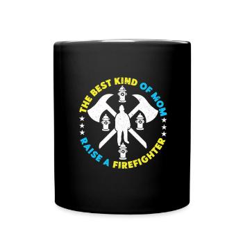 Pompier Pompier Pompier - Mug uni - noir - Devant
