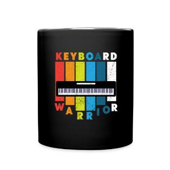 Piano Piano Électrique Piano Piano Debout Piano - Mug uni - noir - Devant