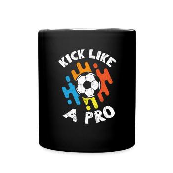 Football Footballers Football players Men's football - Full Colour Mug - black - Front