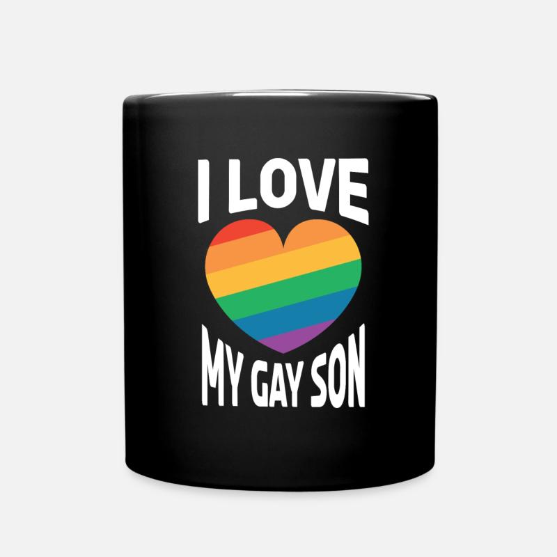 Gay Gay Gay Lesbienne LGBT - Mug uni - noir
