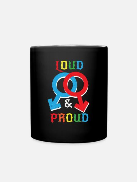 Gay Gay Gay Lesbienne LGBT - Mug uni - noir