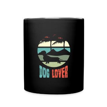 Dog Dog Lover Dog Owner Dog Lover - Full Colour Mug - black - Front