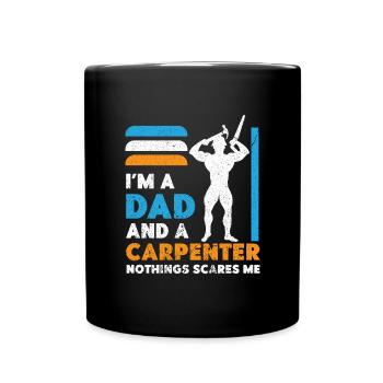 Charpentier Charpentier Charpentier Artisan Compagnon - Mug uni - noir - Devant