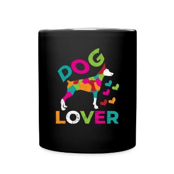 Dog Dog Lover Dog Owner Dog Lover - Full Colour Mug - black - Front