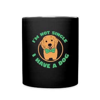 Dog Dog Lover Dog Owner Dog Lover - Full Colour Mug - black - Front