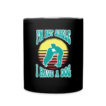 Dog Dog Lover Dog Owner Dog Lover - Full Colour Mug - black - Front