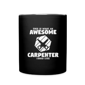 Charpentier Charpentier Charpentier Artisan Compagnon - Mug uni - noir - Devant