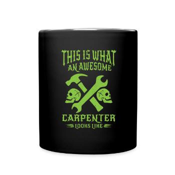 Charpentier Charpentier Charpentier Artisan Compagnon - Mug uni - noir - Devant