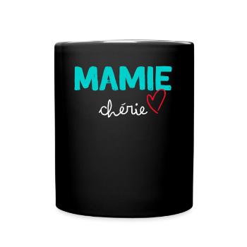 Mamie Je T'Aime Cadeau Pour ma Grand-Mère - Mug uni - noir - Devant
