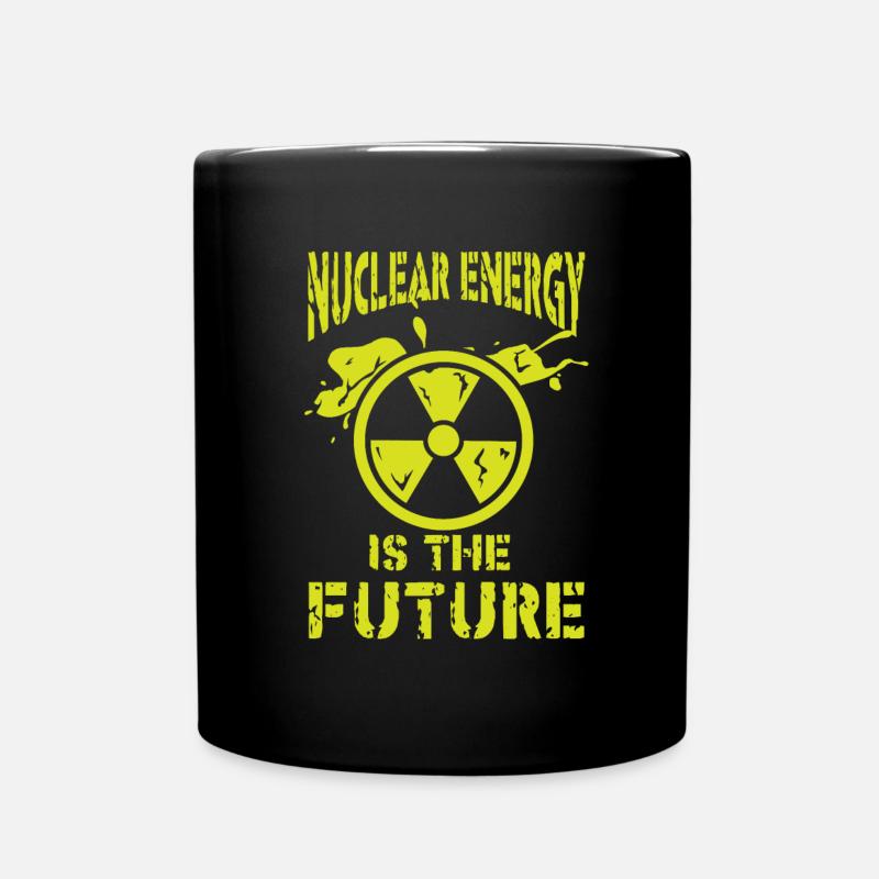 Nuclear Power Plant Nuclear Power Nuclear Climate Change - Full Colour Mug - black