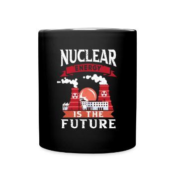 Atomkraftwerk AKW Atomkraft Nuclear Klimawandel - Tasse einfarbig - Schwarz - Vorne