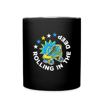 Rollers Rollers Patins à roues alignées - Mug uni - noir - Devant