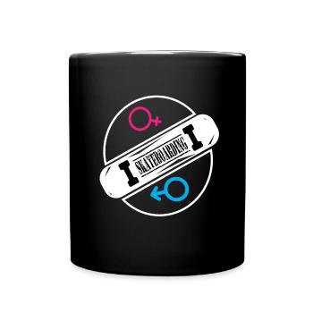 Skateboard Skateboard Skate Skater Skateboard - Mug uni - noir - Devant