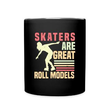 Rollers Rollers Patins à roues alignées - Mug uni - noir - Devant