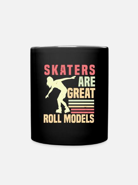 Rollerblades Rollschuhe Inlineskater - Tasse einfarbig - Schwarz