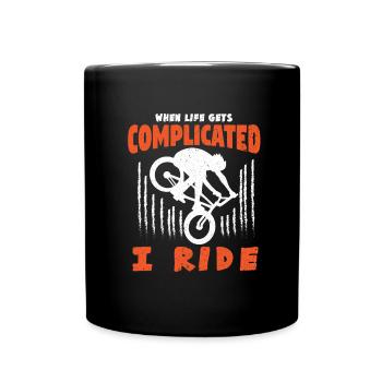 Cyclistes Cyclistes Cyclistes - Mug uni - noir - Devant