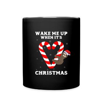 Sloth Loafers Cute sloth gift - Full Colour Mug - black - Front