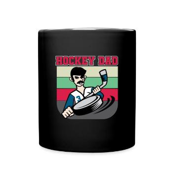 Hockey sur glace Patins Puck Hockey - Mug uni - noir - Devant