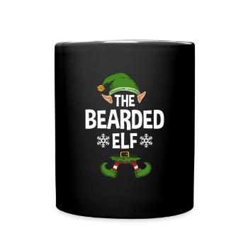 Group Matching Family Christmas Gift Elf - Tasse einfarbig - Schwarz - Vorne