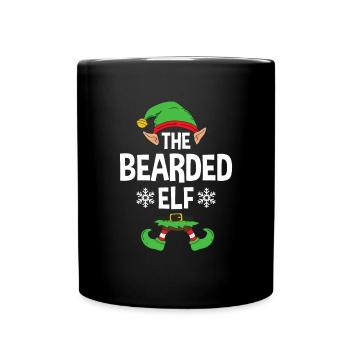 Group Matching Family Christmas Gift Elf - Tasse einfarbig - Schwarz - Vorne