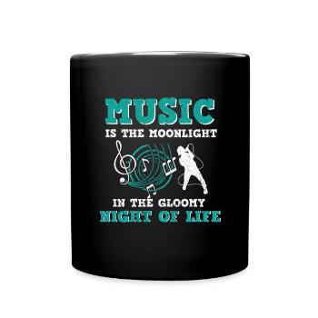 Musician Music Rhythm Clef - Full Colour Mug - black - Front