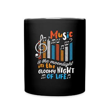 Musician Music Rhythm Clef - Full Colour Mug - black - Front