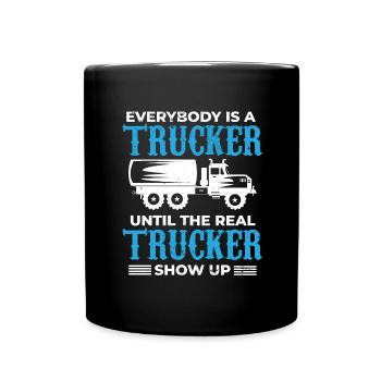 Chauffeur de camion Automobilistes Véhicules à moteur - Mug uni - noir - Devant