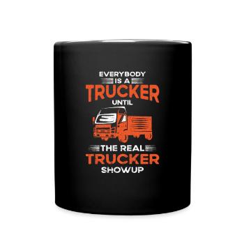 Chauffeur de camion Automobilistes Véhicules à moteur - Mug uni - noir - Devant