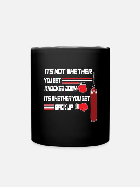 Boxing Boxer Boxing Gloves Boxing Club Boxing Club - Full Colour Mug - black