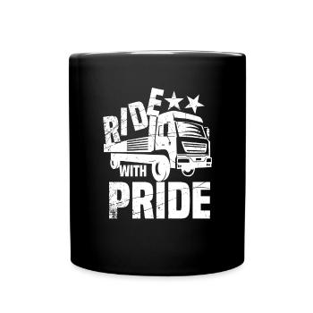 Chauffeur de camion Automobilistes Véhicules à moteur - Mug uni - noir - Devant