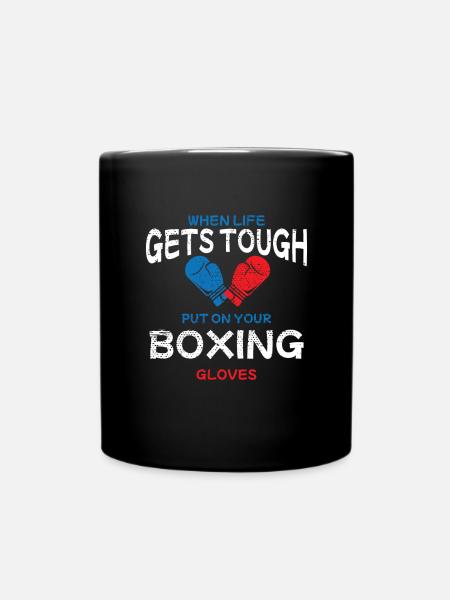 Boxe Boxer Gants de boxe Boxing Club de boxe Club de boxe - Mug uni - noir
